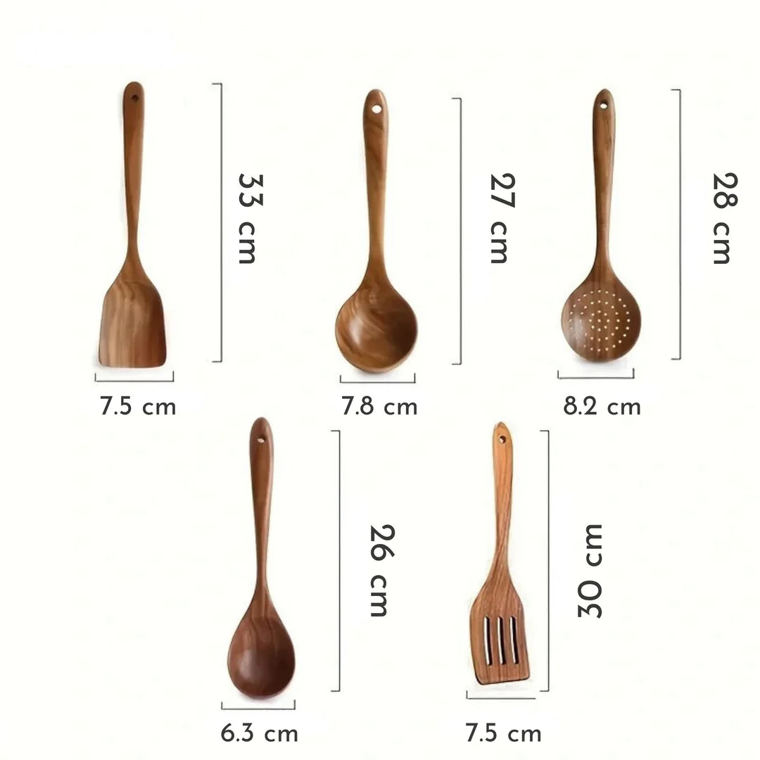 NaturKjøkken Set - 100 % tre og skandinavisk design