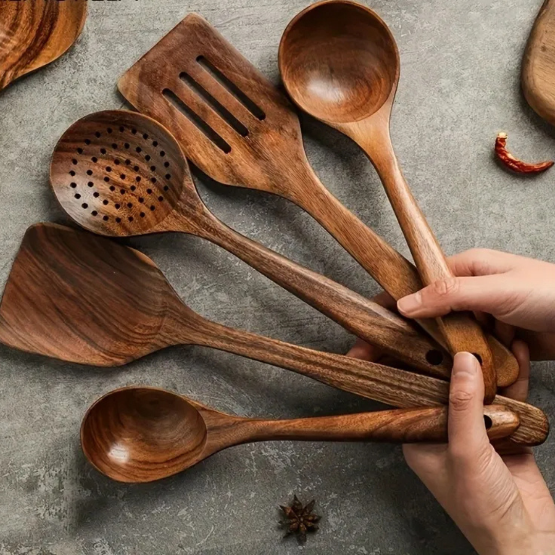NaturKjøkken Set - 100 % tre og skandinavisk design